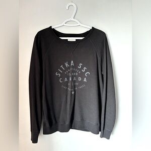 Sitka Vancouver Island Black Pullover Sweater